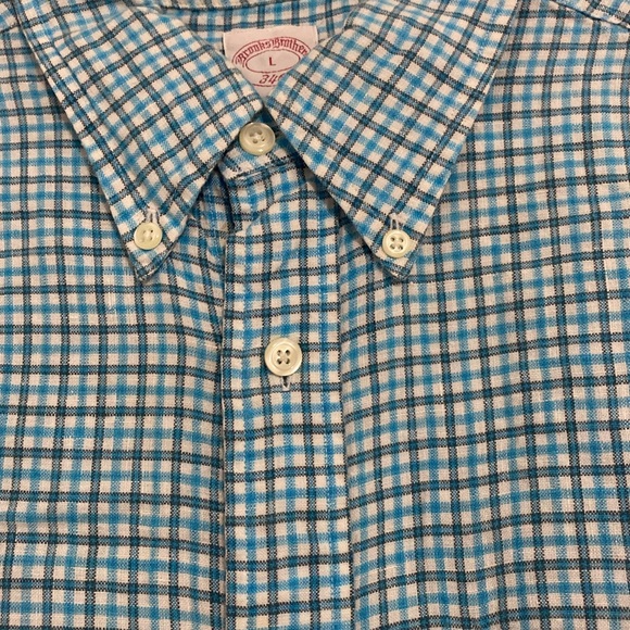 Brooks Brothers 346 The Original Polo Shirt Size Large.         ( 52A ) - Picture 3 of 4